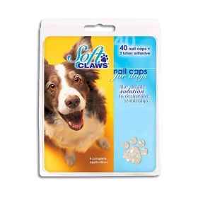 Soft Claws Nail Caps for Cats and Dogs Natural - Small