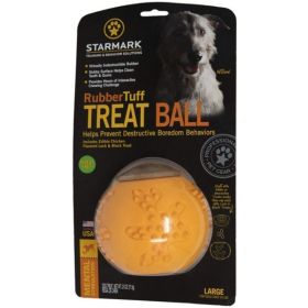 Starmark RubberTuff Treat Ball Large - 1 count