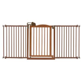 One-Touch Gate II Wide in Brown