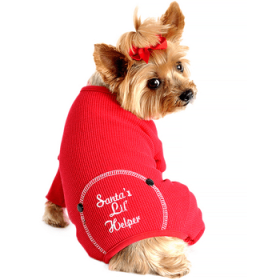 Christmas Dog Pajama - Santa's Lil' Helper (Option: X-Large)