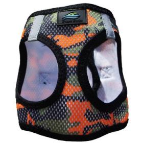 American River Choke Free Dog Harness Camouflage Collection - Orange Camo (Option: 2X-Large)