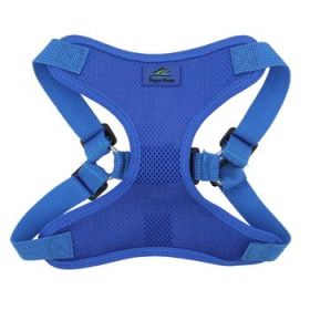 Wrap and Snap Choke Free Dog Harness by Doggie Design - Cobalt Blue (Option: Large)