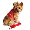 Cool Mesh Dog Harness with Leash - Solid Red