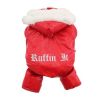 Ruffin It Dog Snowsuit Harness - Red