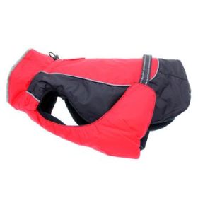 Alpine All-Weather Dog Coat - Red and Black (Option: Large)