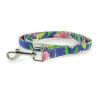 Blue Lagoon Hawaiian Hibiscus Dog Dress with Matching Leash