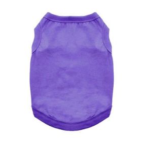 Cotton Dog Tank - Ultra Violet (Option: X-Small)