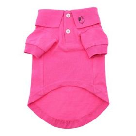 Solid Dog Polo - Raspberry Sorbet (Option: Medium)