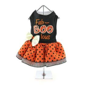 Halloween Dog Harness Dress - Fab-BOO-lous (Option: X-Small)