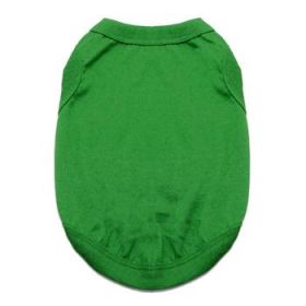 Cotton Dog Tank - Emerald Green (Option: X-Small)