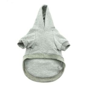 Flex-Fit Dog Hoodie - Gray (Option: 2X-Large)