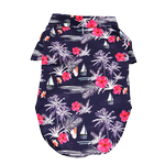 Hawaiian Camp Shirt - Moonlight Sails (Option: XX-Small)