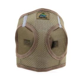 American River Solid Ultra Choke Free Dog Harness - Fossil Brown (Option: Medium)