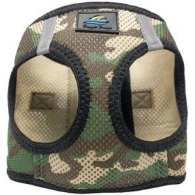 American River Choke Free Dog Harness Camouflage Collection - Green Camo (Option: XX-Small)