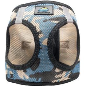 American River Choke Free Dog Harness Camouflage Collection - Blue Camo (Option: 3X-Large)