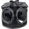 American River Choke Free Dog Harness Polka Dot Collection - Black and White Polka Dot