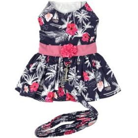 Moonlight Sails Dog Dress with Matching Leash (Option: X-Large)