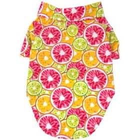 Hawaiian Camp Shirt - Citrus Slice (Option: Medium)