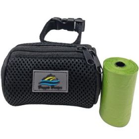 American River Poop Bag Holder - Black (Option: One Size)