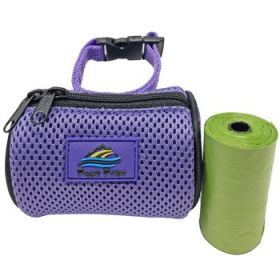 American River Poop Bag Holder - Paisley Purple (Option: One Size)