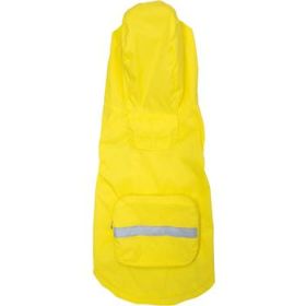 Packable Raincoat - Yellow (Option: 3X-Large)