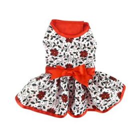 Holiday Dog Harness Dress - Holly (Option: X-Small)